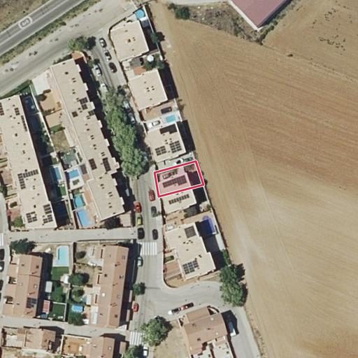 Foto aérea de la subasta en Daganzo de Arriba