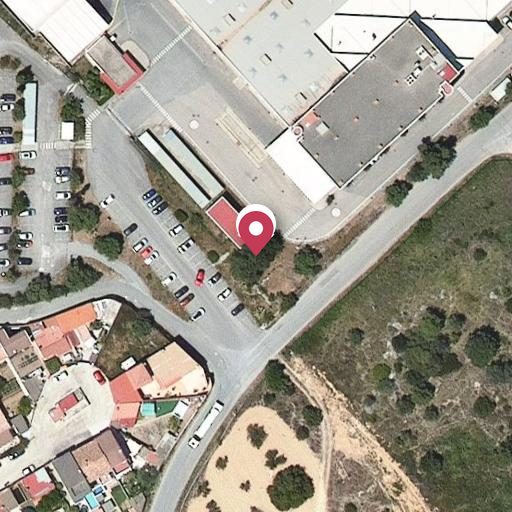 Foto aérea de la subasta en Vilanova i la Geltrú