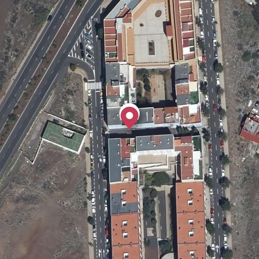 Foto aérea de la subasta en Santa Cruz de Tenerife