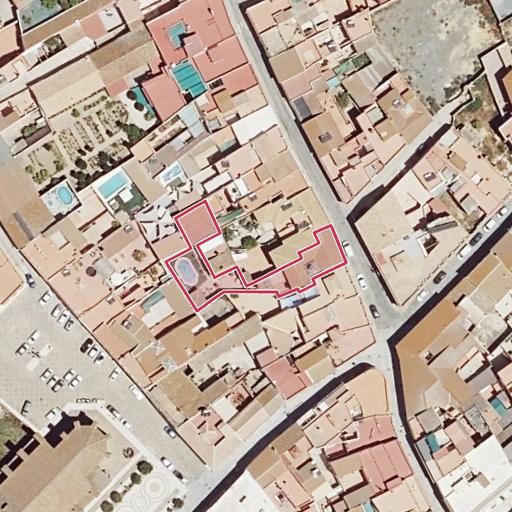 Foto aérea de la subasta en Moguer