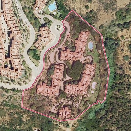 Foto aérea de la subasta en Marbella