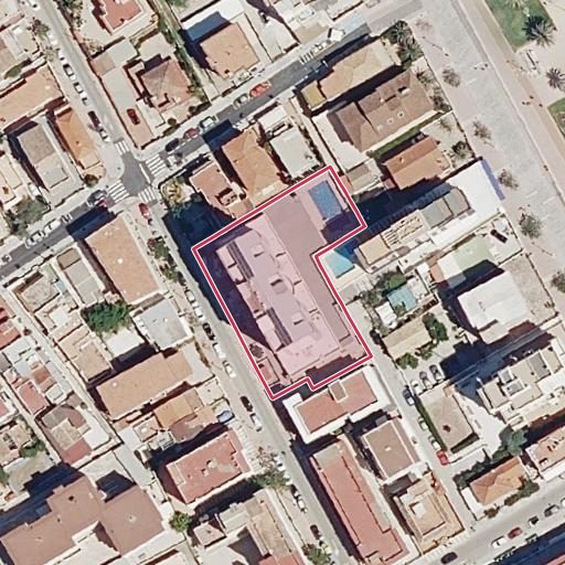 Foto aérea de la subasta en Gandia