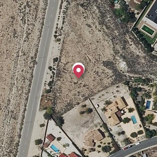 Foto aérea de la subasta en Mutxamel