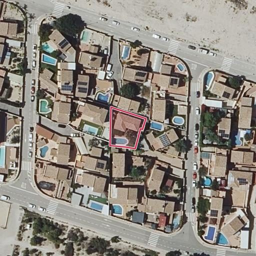 Foto aérea de la subasta en Mutxamel