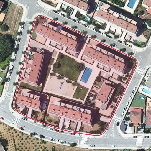 Foto aérea de la subasta en Montornès del Vallès