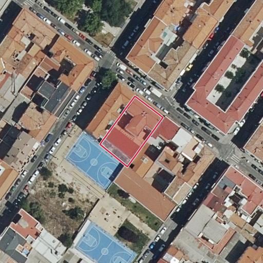 Foto aérea de la subasta en Madrid