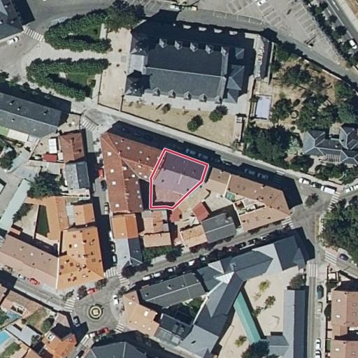 Foto aérea de la subasta en Escorial, el