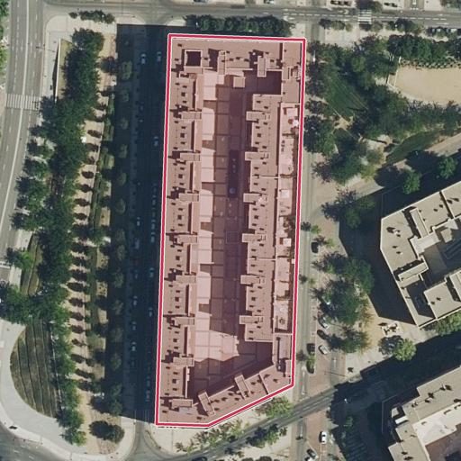 Foto aérea de la subasta en Móstoles