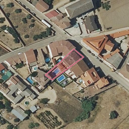 Foto aérea de la subasta en Escalona