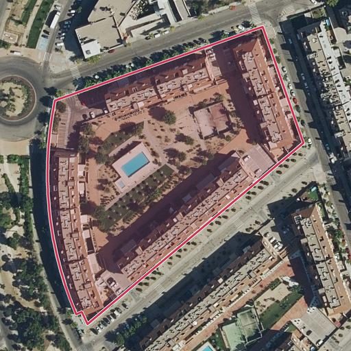 Foto aérea de la subasta en Arroyomolinos