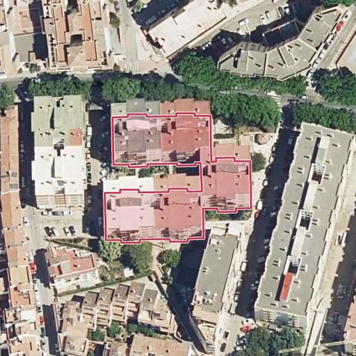 Foto aérea de la subasta en Estepona