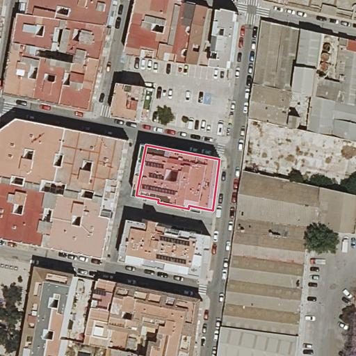 Foto aérea de la subasta en Benetússer