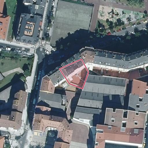 Foto aérea de la subasta en Culleredo